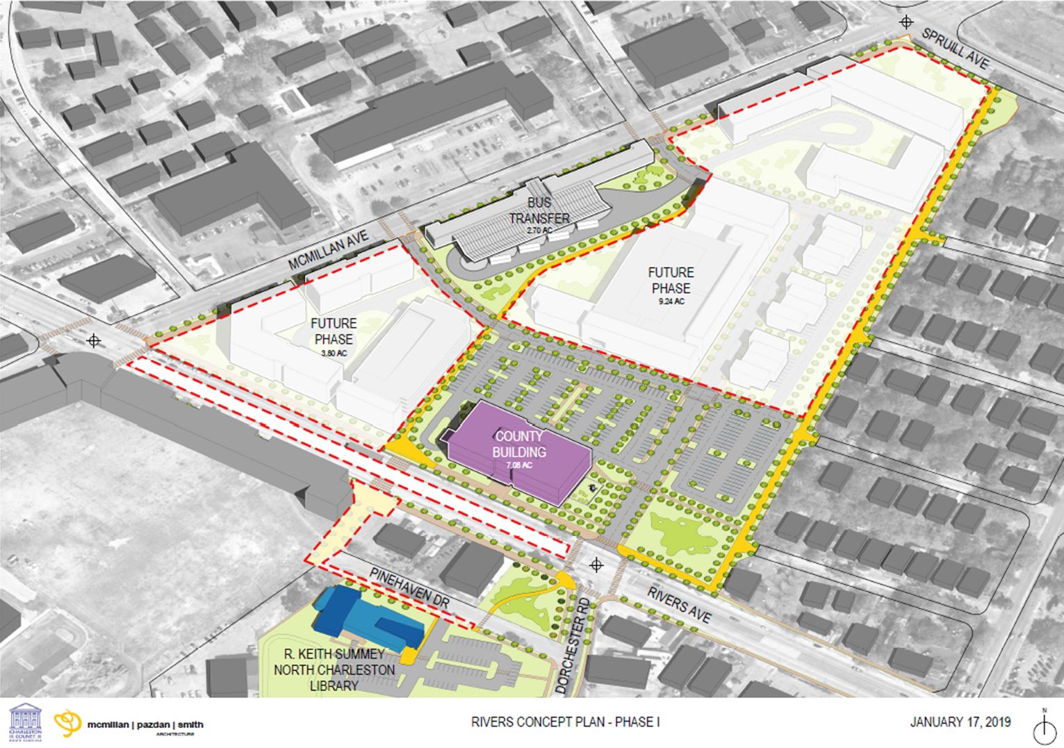 A plan for the former Charleston Naval Hospital site, 1 of 2